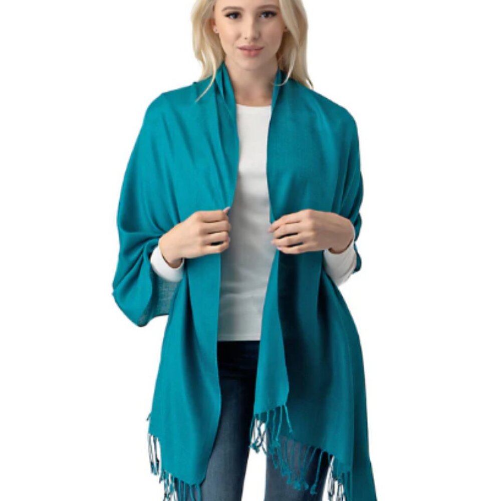 Pashmina Shawl in Teal